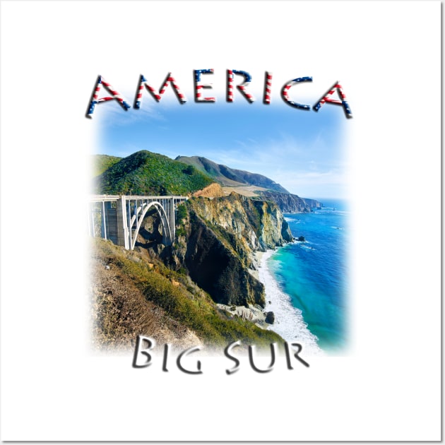 America - California - Pfeiffer Big Sur Wall Art by TouristMerch